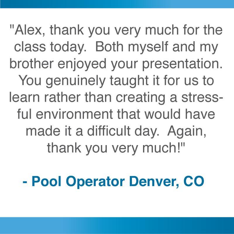 Pool Training Academy Colorado Denver Loveland Ft. Collins CPO Class Denver CPO Course Denver